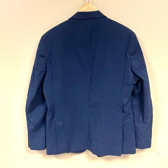 Tommy Hilfiger navy textured jacket.   Size L - Picture 4 of 7